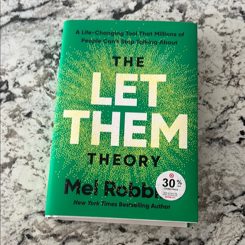 Green 'The Let Them Theory' Book by Mel Robbins